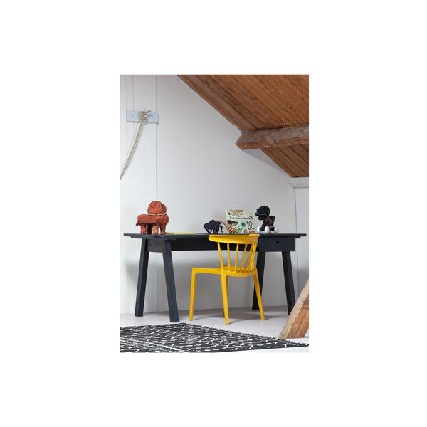 Žlutá židle vhodná do interiéru i exteriéru WOOOD Bliss-image-2