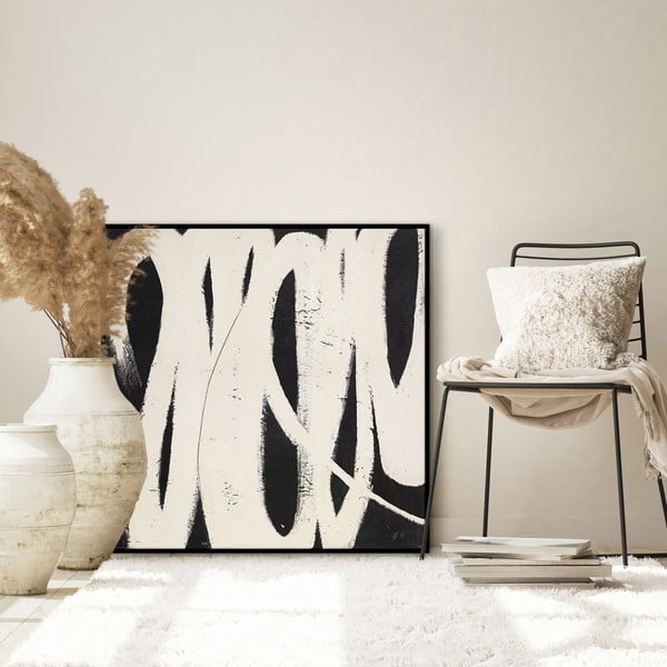 Käsitsi maalitud maal 100x100 cm Spinning Around - Malerifabrikken-image-1