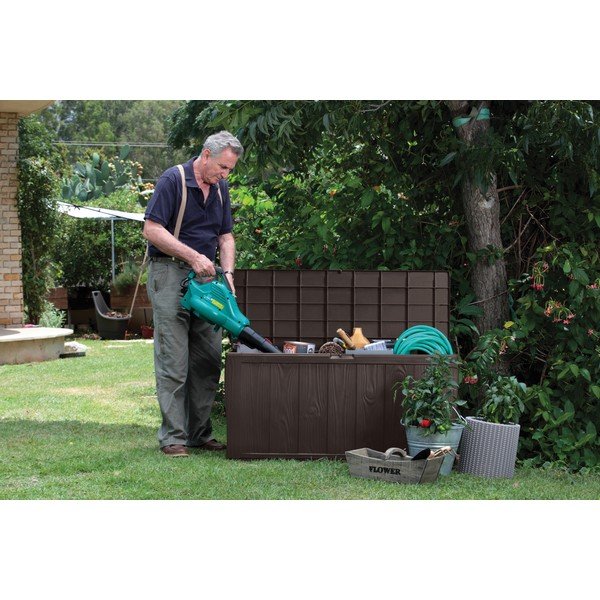 Tumepruun plastist aia hoiukast Sherwood - Keter-image-2