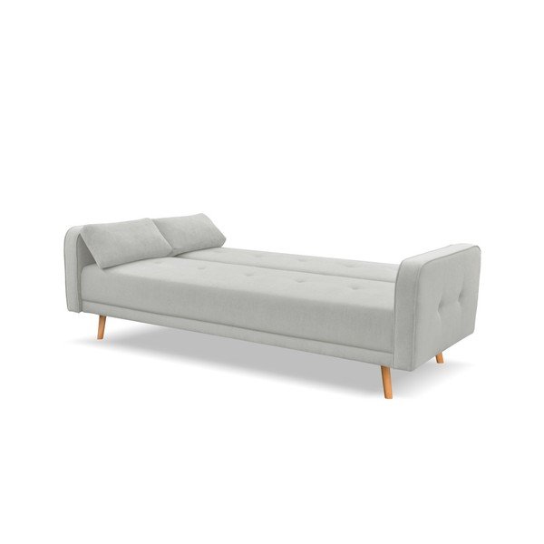 Světle šedá rozkládací pohovka Cosmopolitan Design Stuttgart, 212 cm-image-2