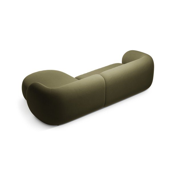 Roheline sametist nurgadiivan (parem nurk) Kate - Micadoni-image-2