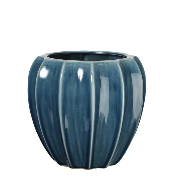 Keramická váza Iza Blue, 22 cm