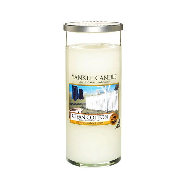 Vonná svíčka Yankee Candle Čistá Bavlna, doba hoření až 140 hodin