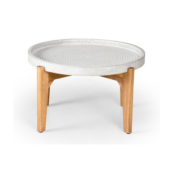 Hall betoonist laud Bari, ø 70 cm - Bonami Selection-image-1