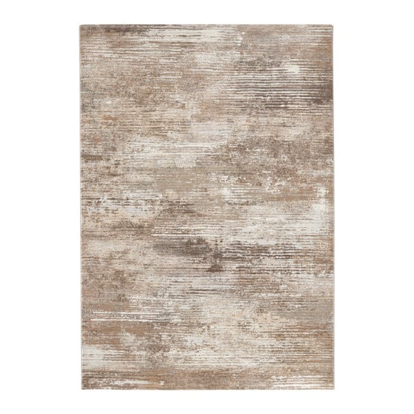 Hnědo-krémový koberec Elle Decoration Arty Trappes, 160 x 230 cm