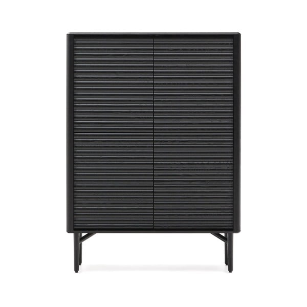 Must tammespoonist kapp 104,5x144x40 cm Lenon - Kave Home