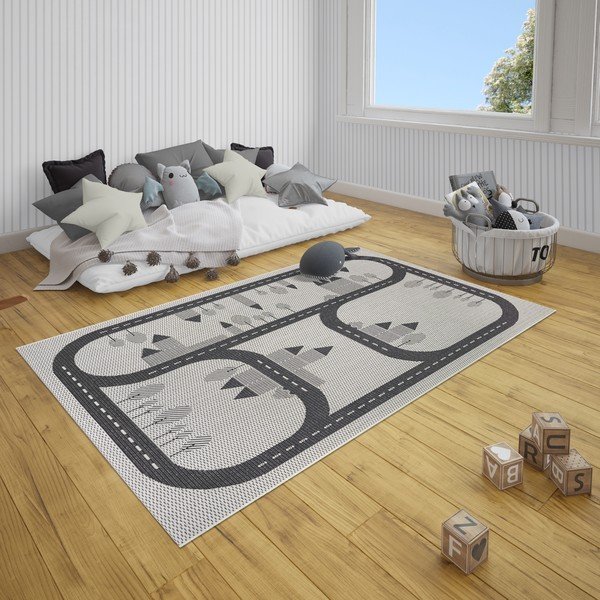 Kreemjas lastevaip Teed, 80 x 150 cm - Ragami-image-3