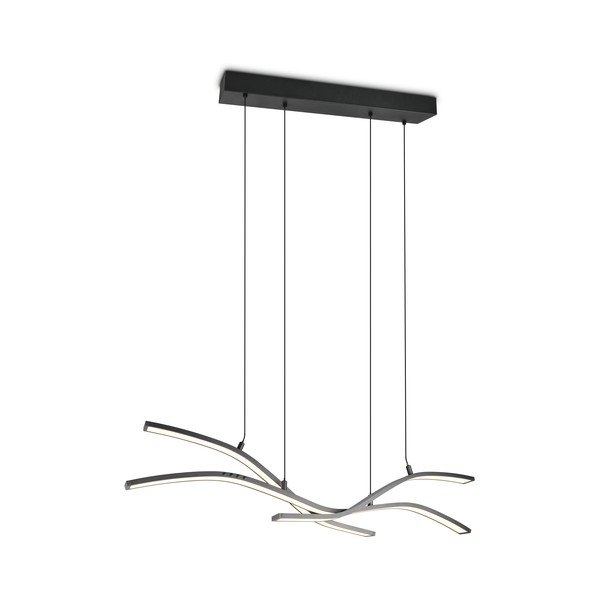 Matt must metallist LED-rippvalgusti puldiga/hämardatav Spider - Trio Select-image-4