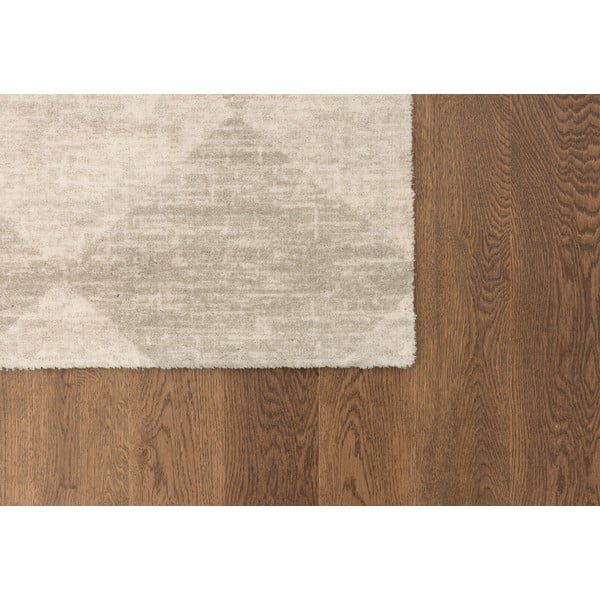 Beež villane vaip 133x190 cm Agnus Checkered - Agnella-image-4