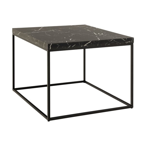 Must marmoridekooriga diivanilaud 60x60 cm Barossa - Actona-image-2