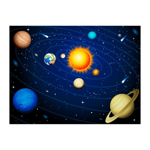 Suureformaadiline tapeet , 200 x 154 cm Solar System - Artgeist