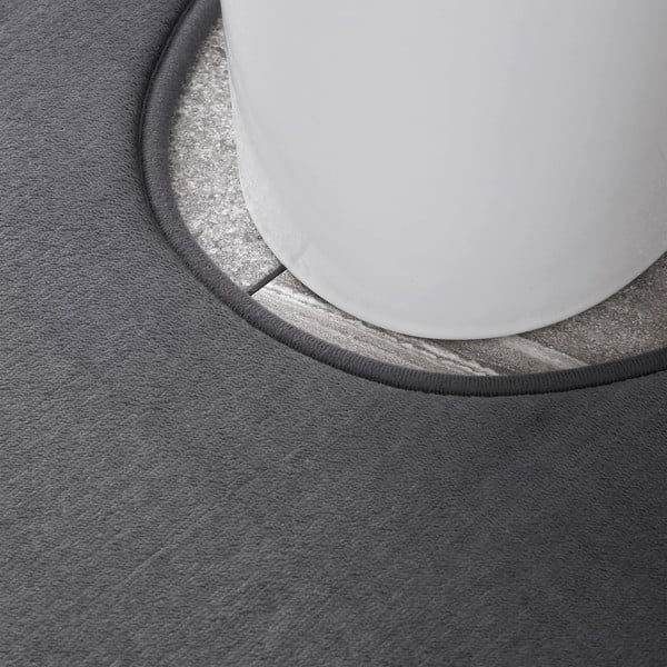 Tumehall mäluvahust tualettmattide komplekt, 2 tk 50x80 cm komplektis Anti-Bacterial - Catherine Lansfield-image-3