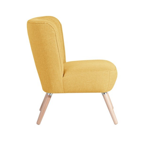 Žluté křeslo Max Winzer Neele Duro Yellow-image-3