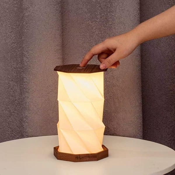 LED-lauavalgusti (kõrgus 18 cm) Twist Hexagon - Gingko-image-1