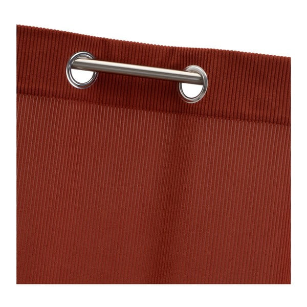 Terrakota velvetist kardin 140x260 cm Merely - Casa Selección-image-3