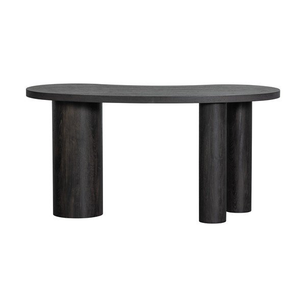 Tumepruun männispoonist konsoollaud 70x150 cm Maan - WOOOD-image-4