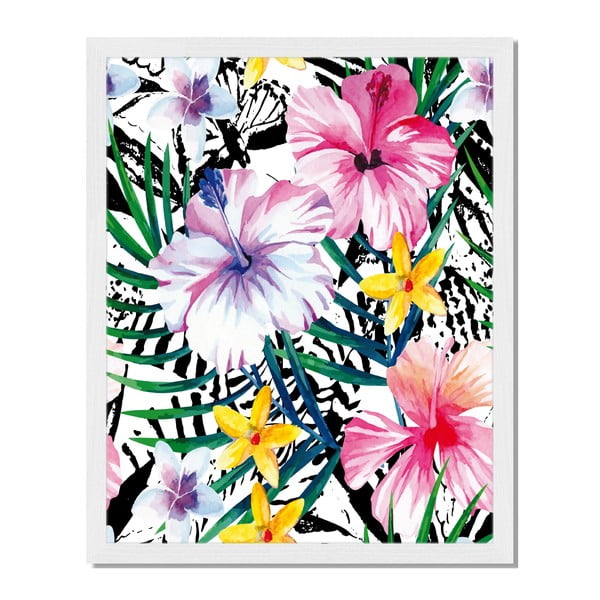 Obraz v rámu Liv Corday Provence Floral Crazy, 40 x 50 cm