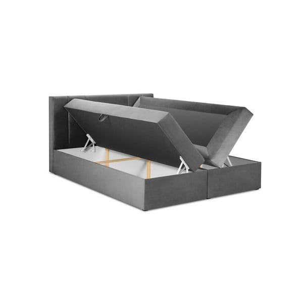 Hall kastvoodi koos panipaigaga 200x200 cm Afra - Mazzini Beds-image-3