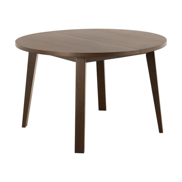 Ümmargune tammespoonist pikendatav söögilaud ø 120 cm A-Line - Actona
