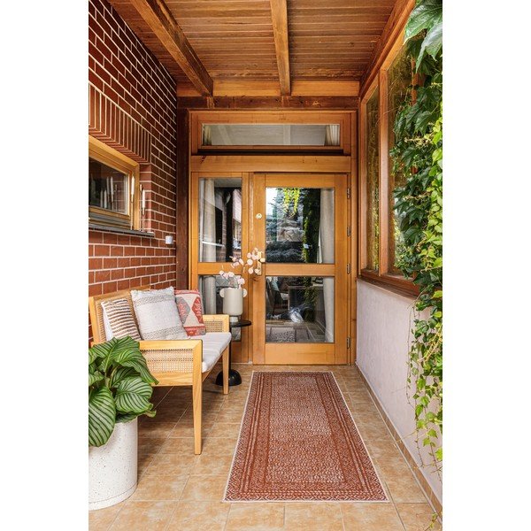 Oranžikas ja valge õuejooksuriba Berliin, 80 x 250 cm - Ragami-image-1