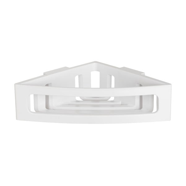 Valge nurgas isekandev plastikust vannitoa riiul Bralia - Wenko-image-3