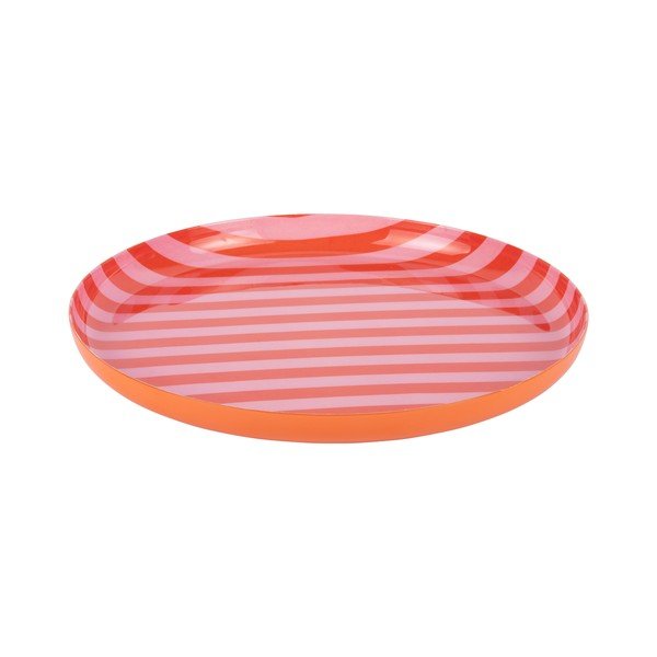 Oranž/heleroosa raudtaldrik ø 22 cm Animado - PT LIVING