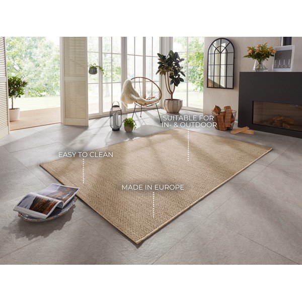 Hnědý koberec vhodný i na ven Elle Decoration Brave Caen, 200 x 290 cm-image-4