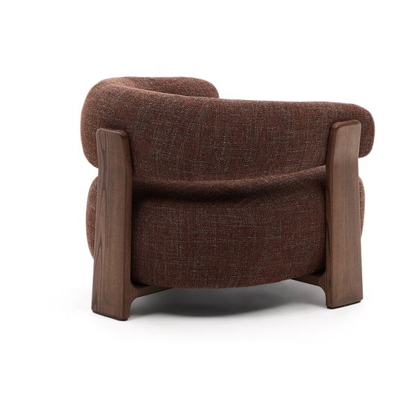 Pruun šenillist tugitool Granite - Kave Home-image-4