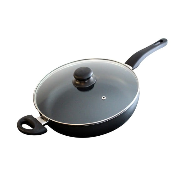 Alumiiniumist pann klaasist kaanega , ø 28 cm - ELO-image-1