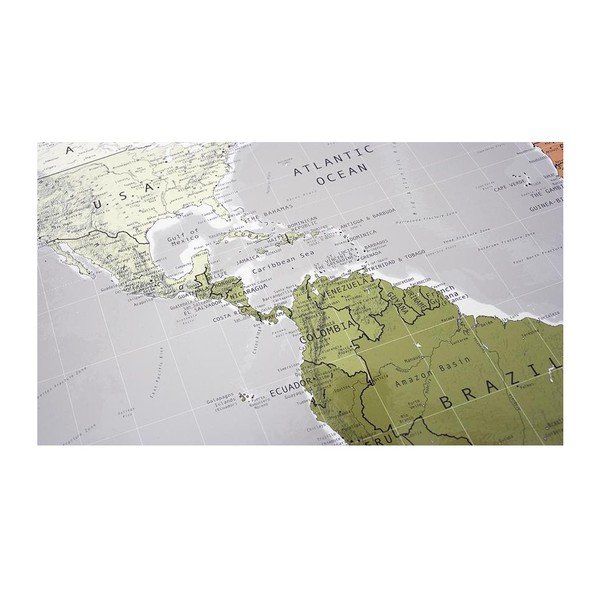 Mapa světa v průhledném pouzdru The Future Mapping Company Future Map, 101 x 58 cm-image-3