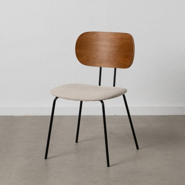 Kreem kattega söögitoolid 4 tk komplektis Cleo - Ixia-image-1