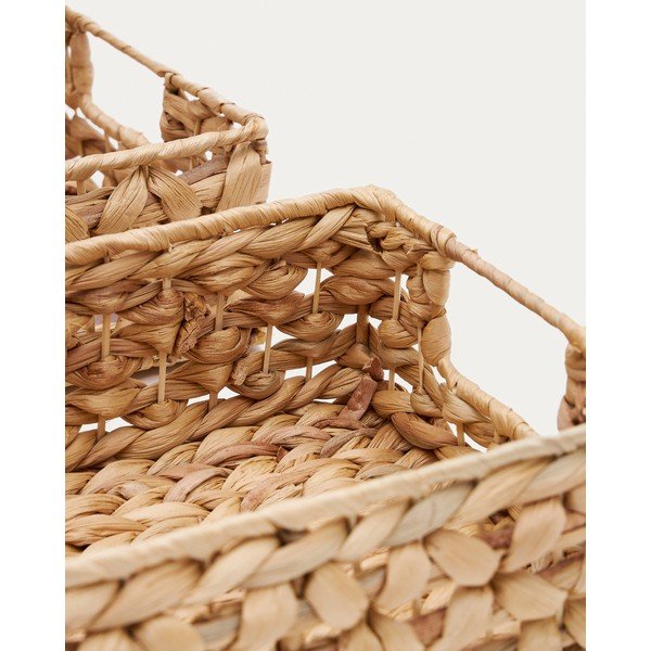 2-osaline vesihüatsindist korvide komplekt 36x27x9 cm Tressa - Kave Home-image-3