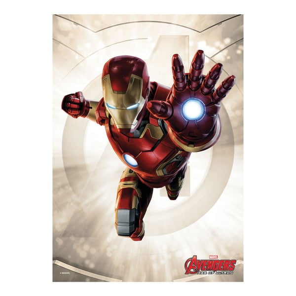 Nástěnná cedule Age of Ultron Power Poses - Iron Man