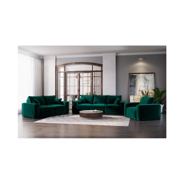 Tmavě zelená pohovka Cosmopolitan Design Florida, 180 cm-image-4