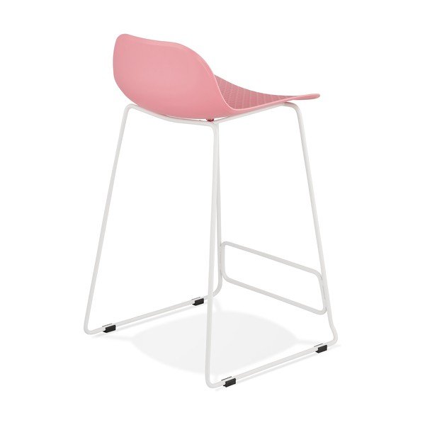 Růžová barová židle Kokoon Slade Mini, výška sedu 66 cm-image-4