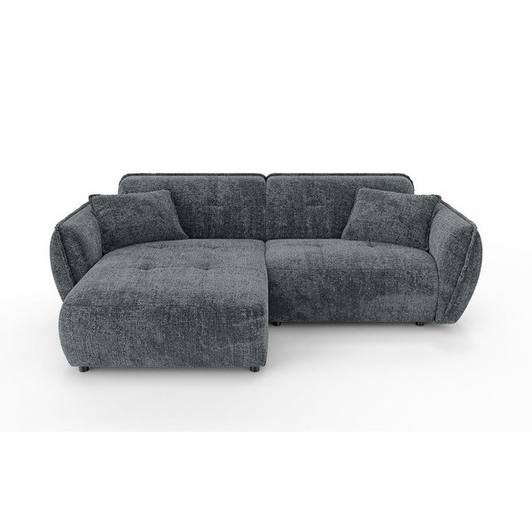 Tumehall šenillist nurgadiivan (vasak nurk) Nelia - Ropez