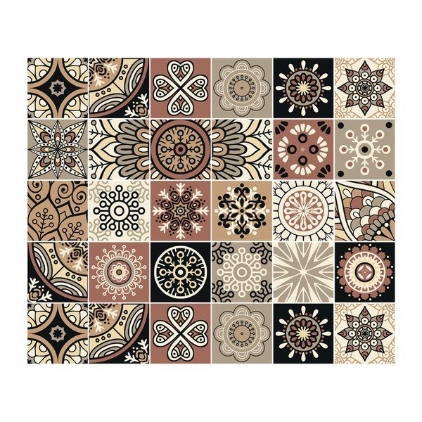 Sada 30 samolepek na nábytek Ambiance Tiles Stickers For Furniture Cineloto Mento, 15 x 15 cm-image-2