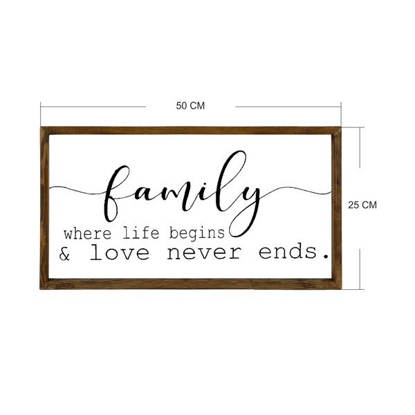 Puidust märk 3,5x25 cm - Kate Louise-image-3