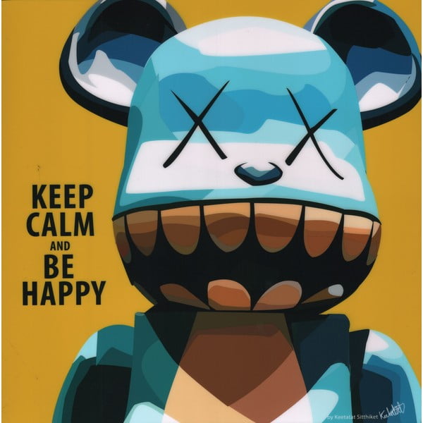 Obraz Keep calm be happy