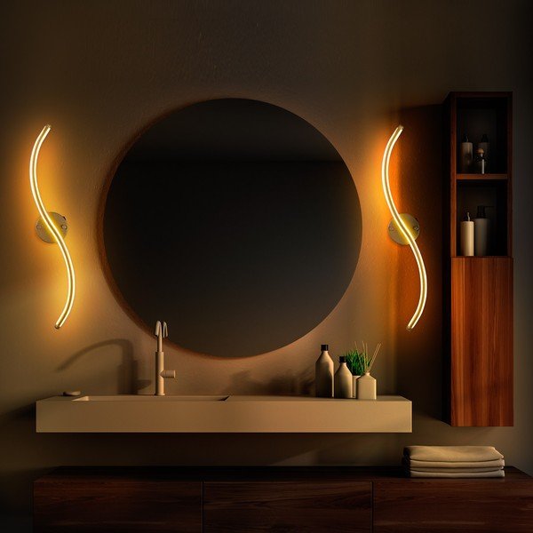 Kuldne LED seinavalgusti Yilan - Opviq lights-image-4