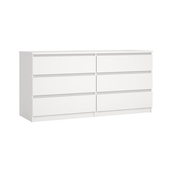 Valge kummut 154x76x50 cm Naia - Tvilum