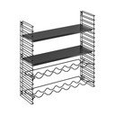 Pudelihoidjaga seinariiul Libro - Metaltex
