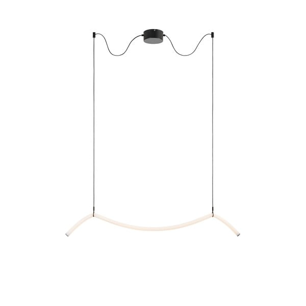 Must-valge LED-rippvalgusti Melt - Markslöjd