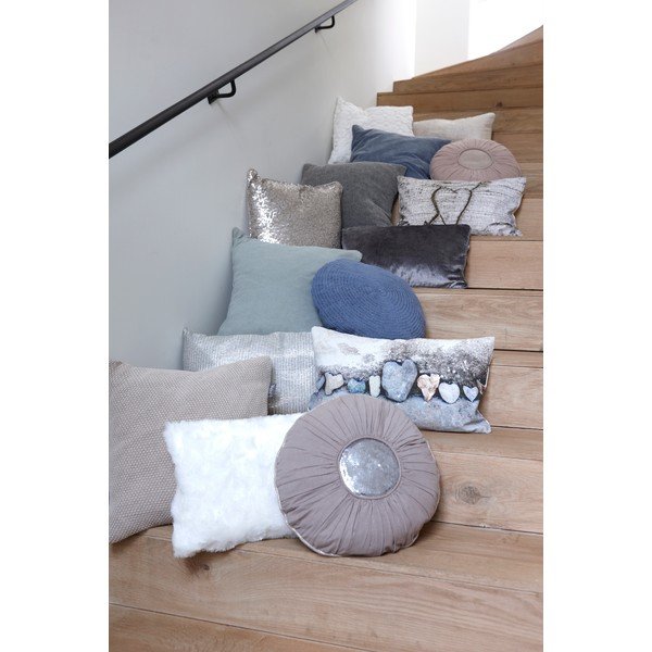 Růžový polštář Walra Glitter, 45 x 45 cm-image-4