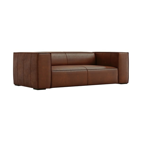 Konjaki pruun nahast diivan 212 cm Madame - Windsor & Co Sofas-image-2
