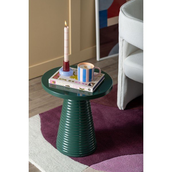 Metallist ümmargune abilaud ø 40 cm Catania Ribbed - Leitmotiv-image-1