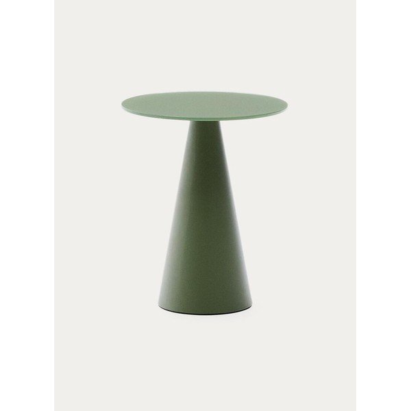 Ümmargune abilaud klaasist pealispinnaga ø 30 cm Wilshire - Kave Home