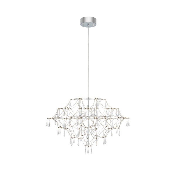 Hõbedane LED rippvalgusti ø 80 cm Efesos - Markslöjd