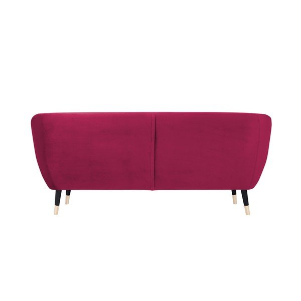 Růžová pohovka s černými nohami Mazzini Sofas Benito, 188 cm-image-4