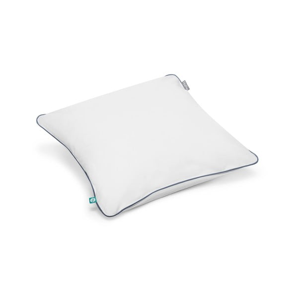 Bílý povlak na polštář s modrým proužkem Mumla Basic, 40 x 40 cm